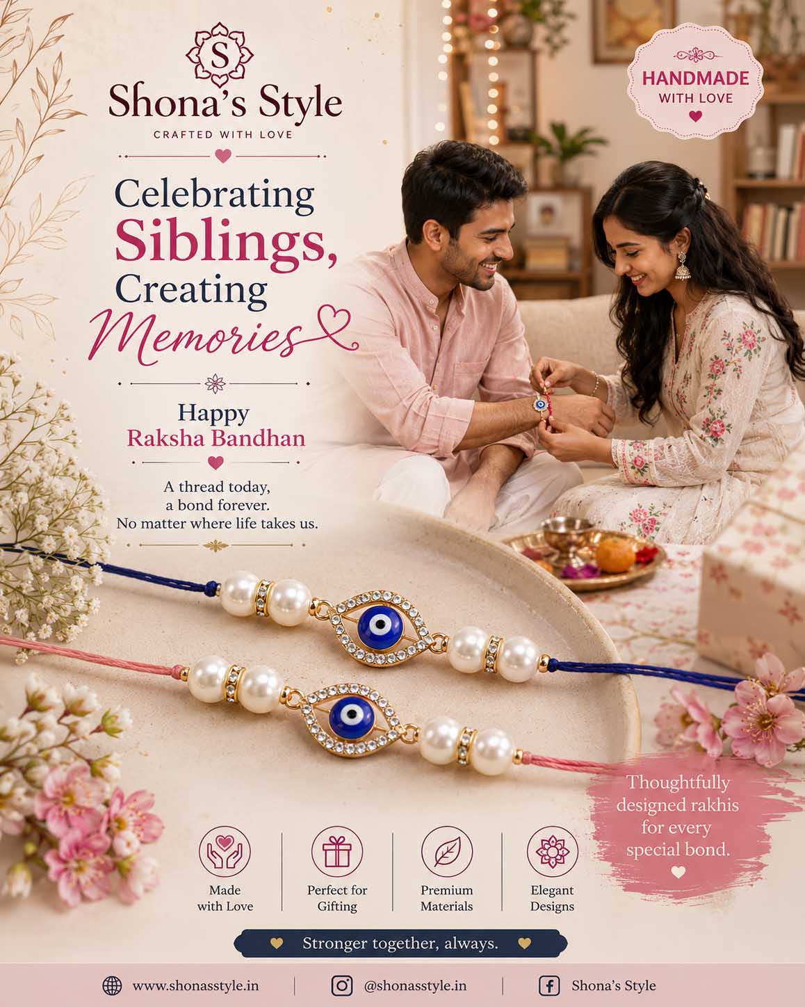 Aarvan Rakhi for Brother | Tilak Set Included - Image 5