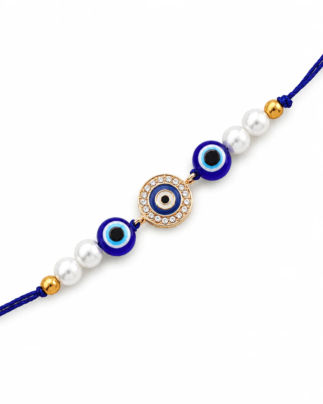 Aayana Evil Eye Rakhi with Card | Tilak Set Included - Image 3