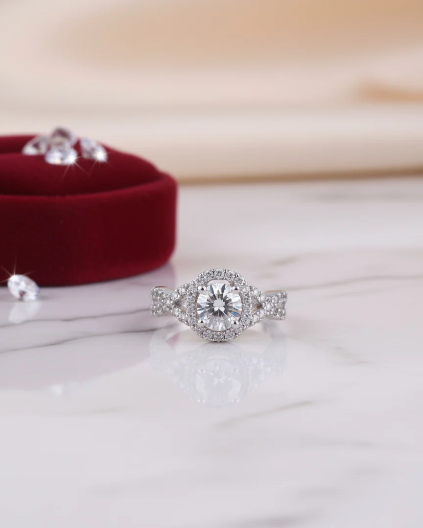 Adira American Diamond Ring with Box - Image 5