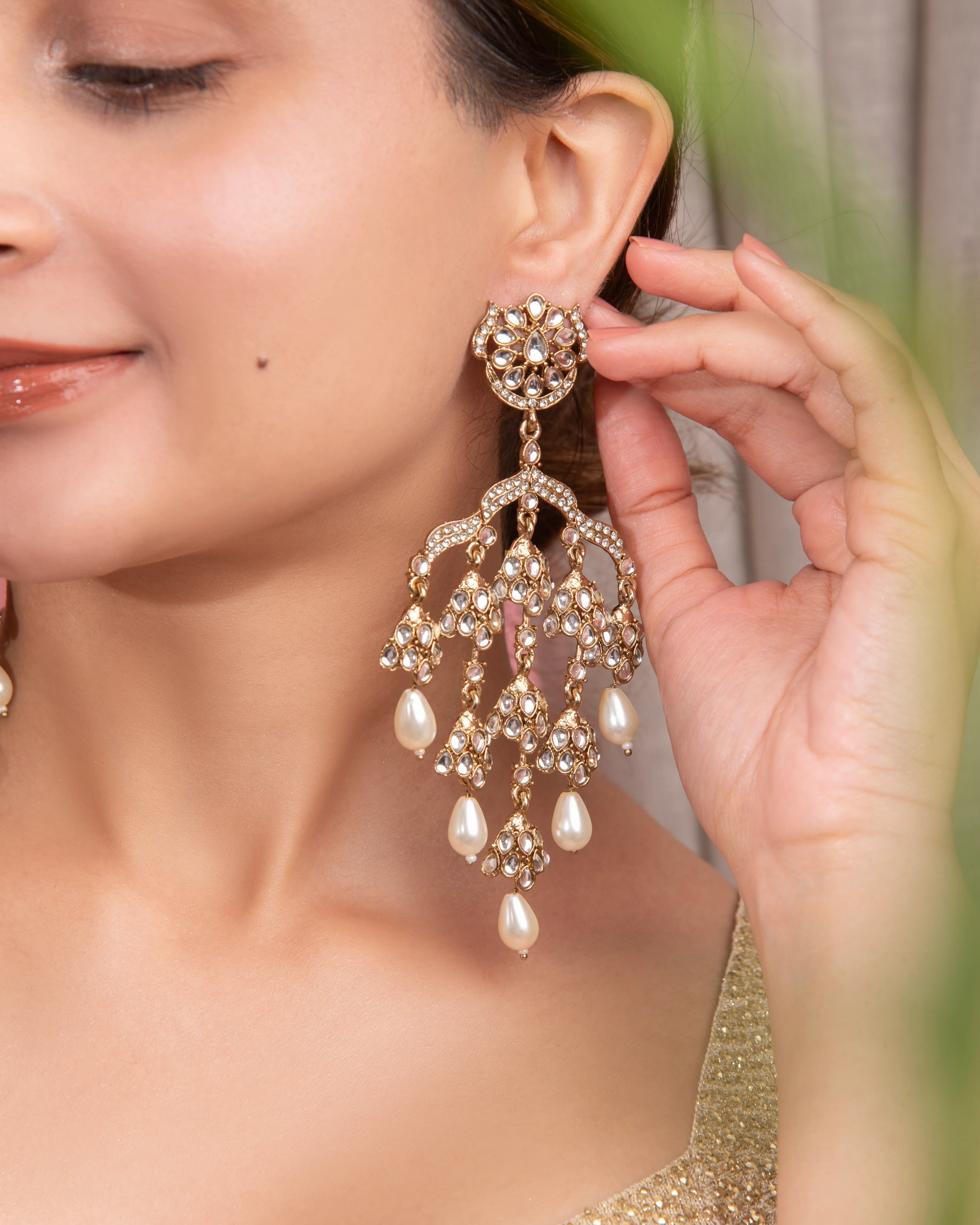 Pearl Ahsas Designer Premium Earring - Image 5