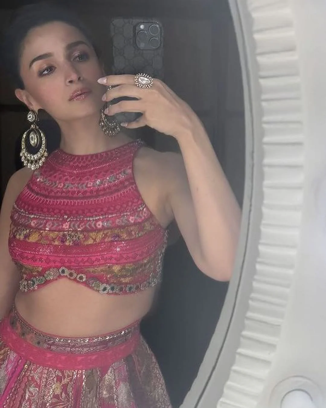 Alia Bhatt Diwali Party Inspired Chandbali - Image 14