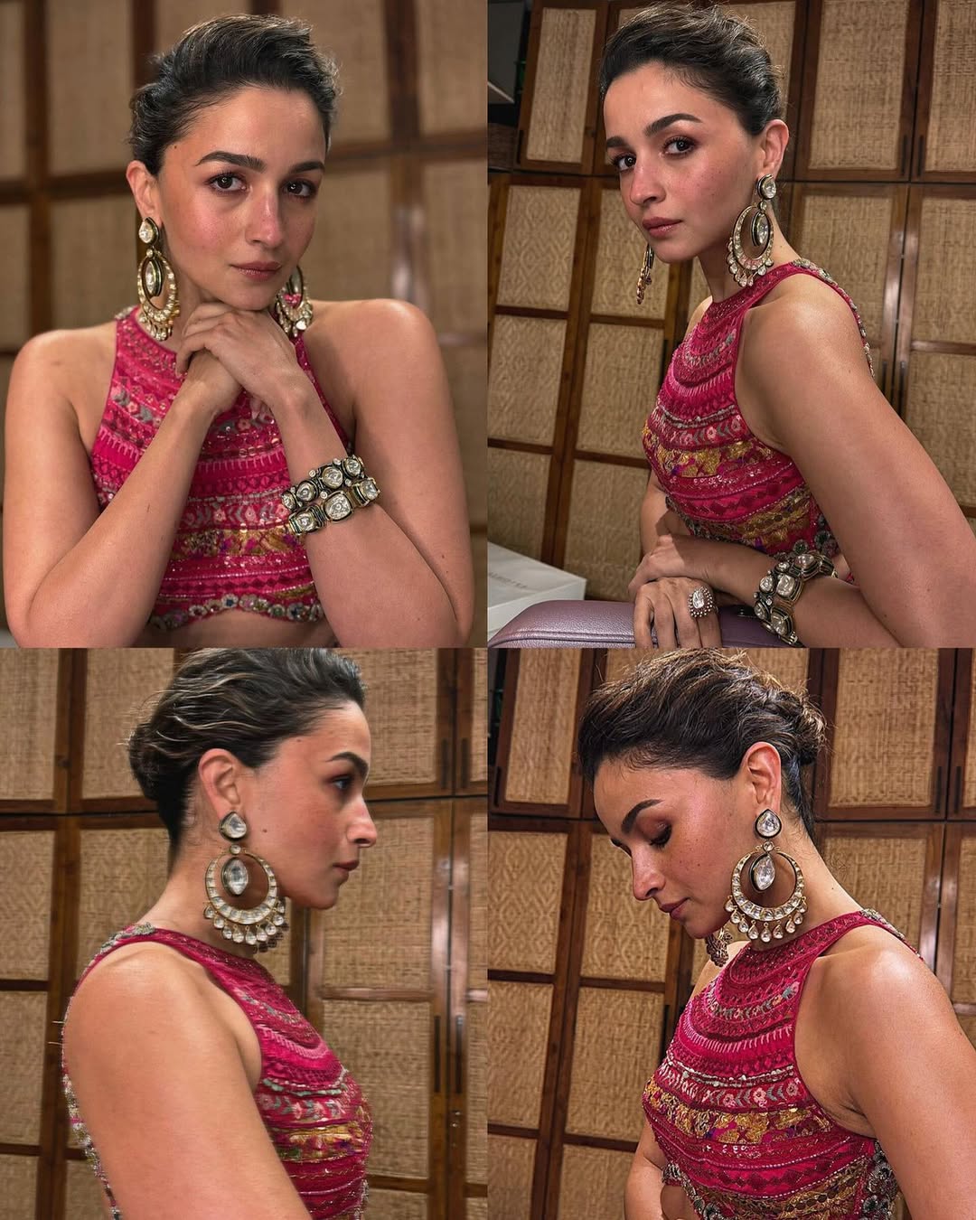 Alia Bhatt Diwali Party Inspired Chandbali - Image 7