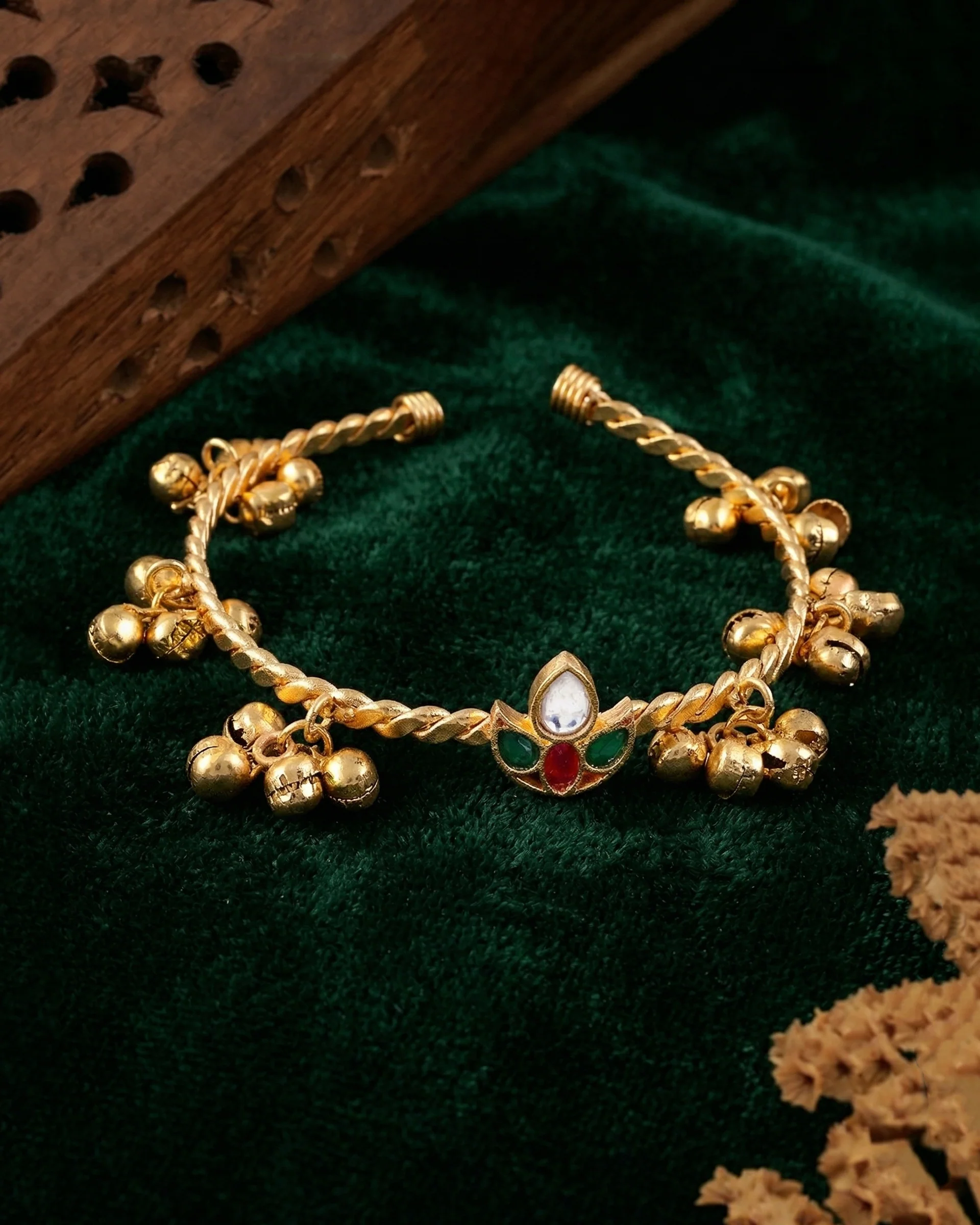 Avik Ghunghroo Bangle - Openable - Image 3