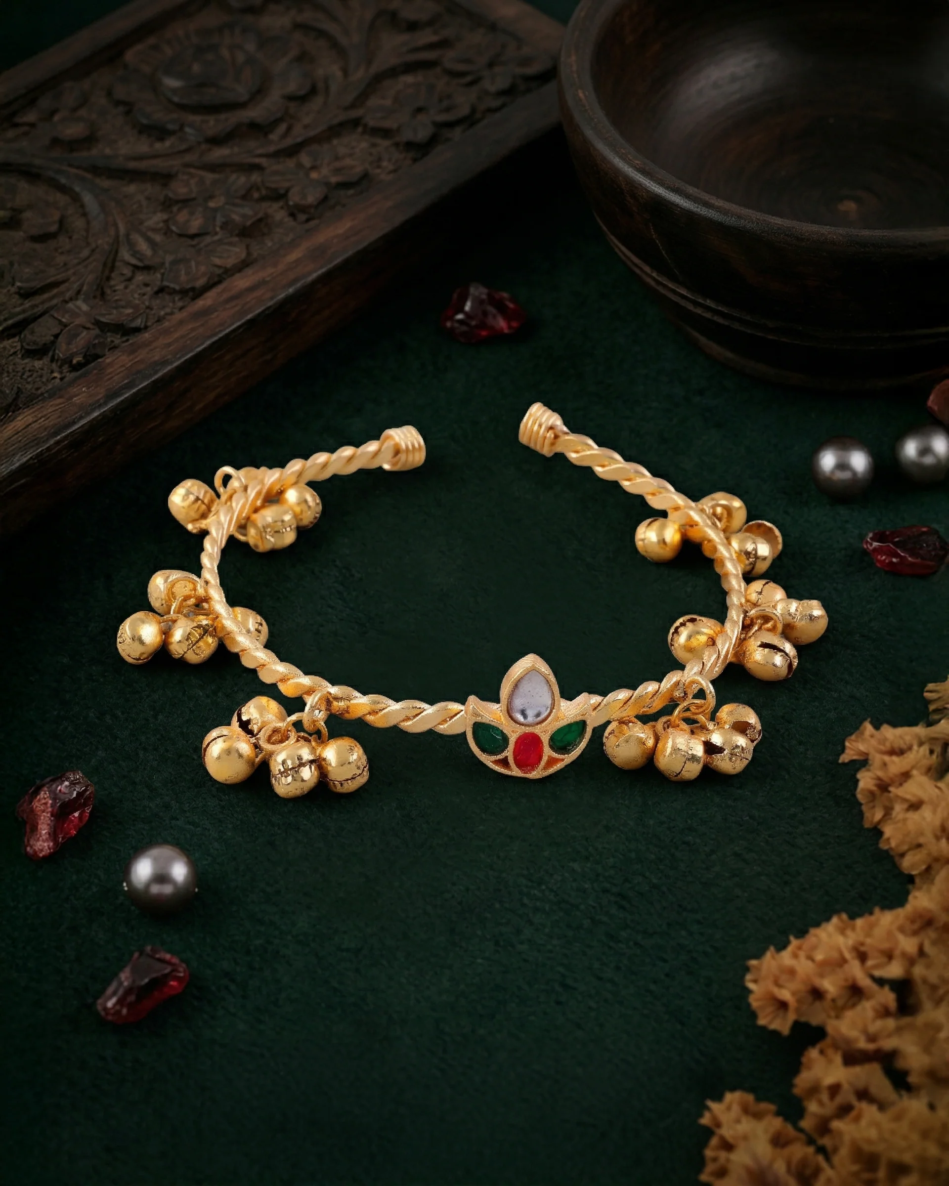 Avik Ghunghroo Bangle - Openable - Image 4