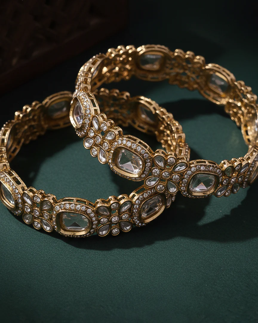 Bipasa Polki Dupe Bangle - Image 4