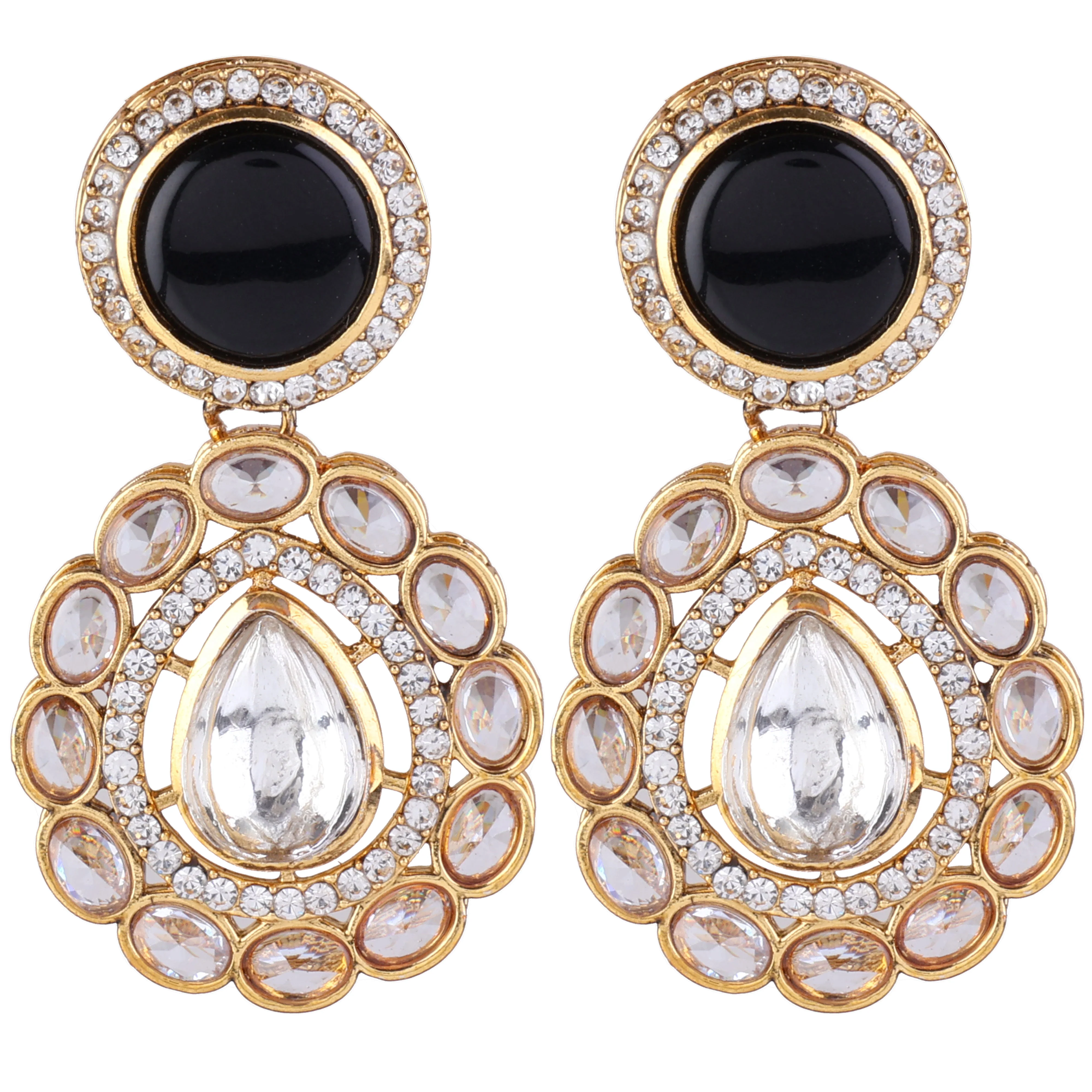 Black Oshini Designer Earring - Image 2