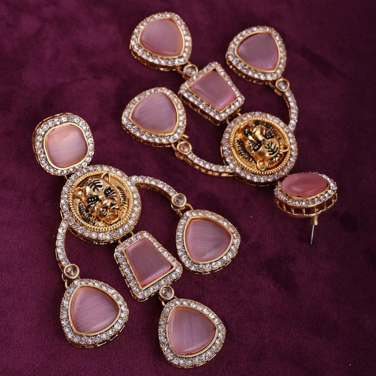 Anaya Blush Sabya Designer Earring - Image 3