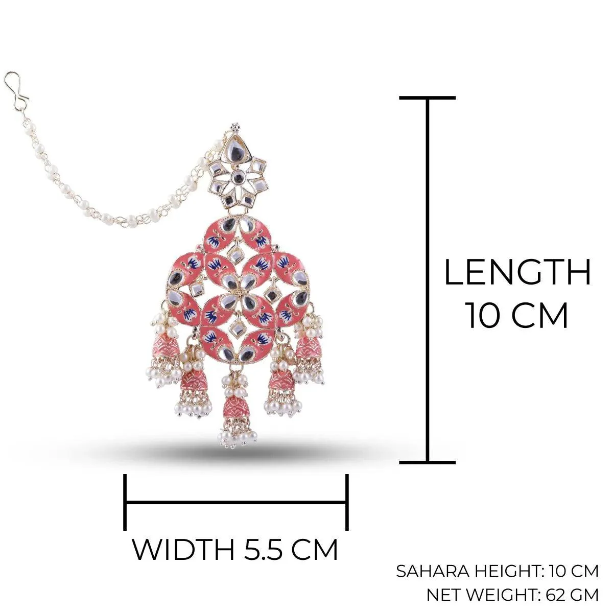 Coral Nyasa Designer Earring with Sahara - Image 6