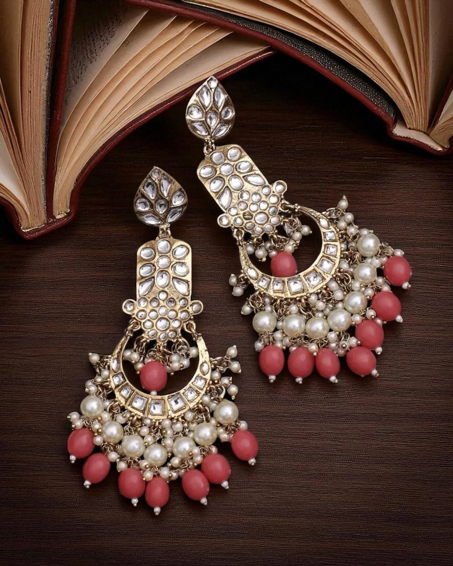 Coral Ravleen Earring - Image 3