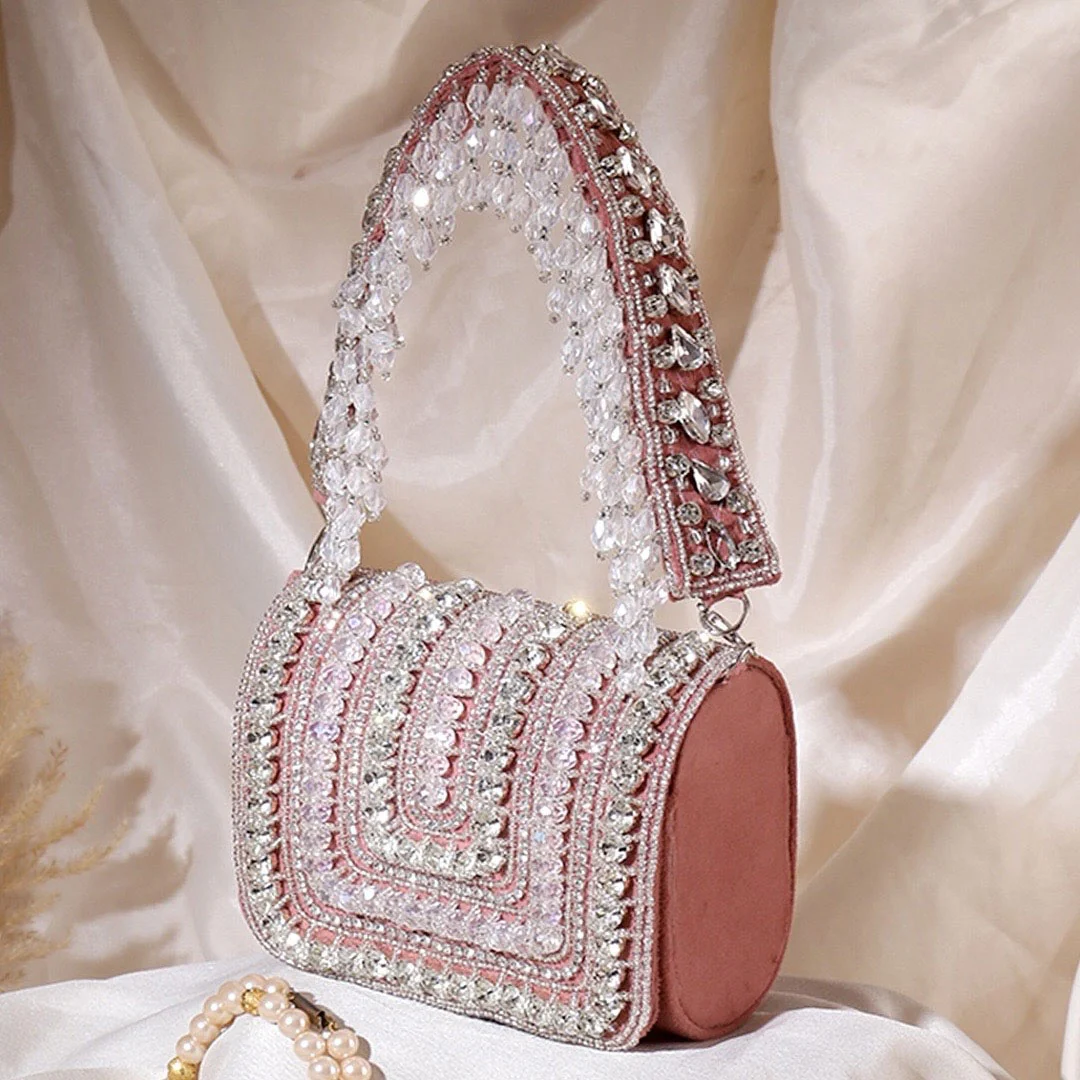 Diana Rhinestone Flap Clutch - Image 12