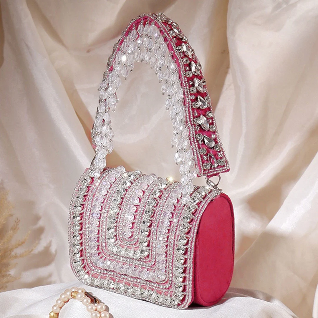 Diana Rhinestone Flap Clutch - Image 13