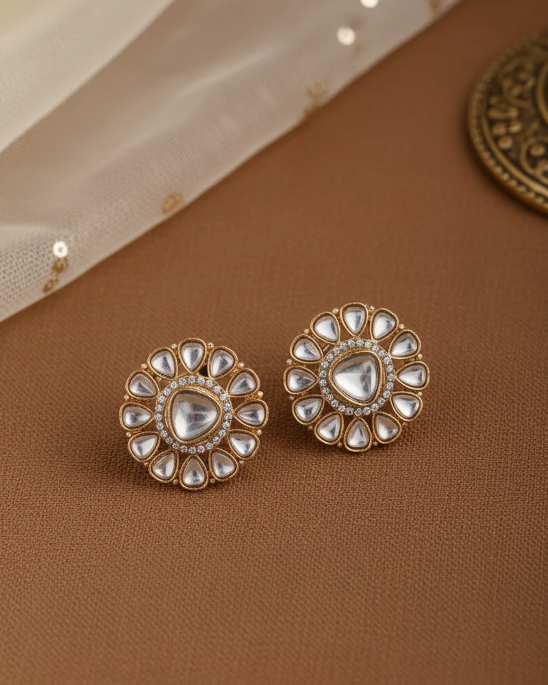 Eknoor Stud Earrings - Image 3
