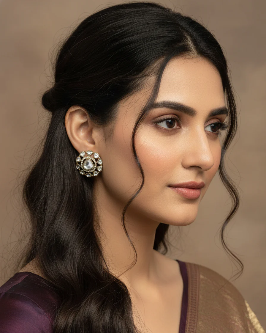 Eknoor Stud Earrings - Image 4