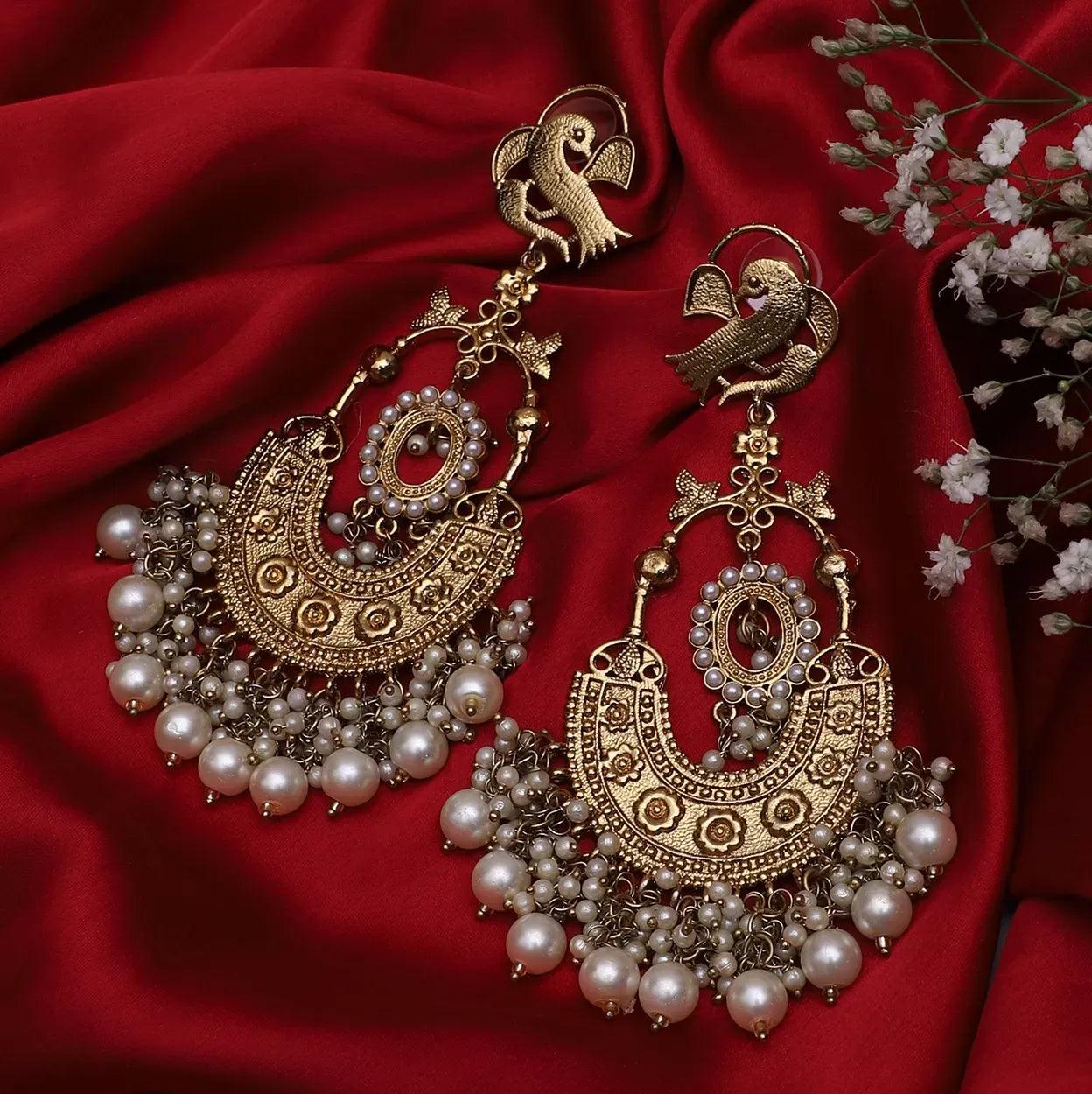 Ethnic Look Sehmat Chandbali - Image 2