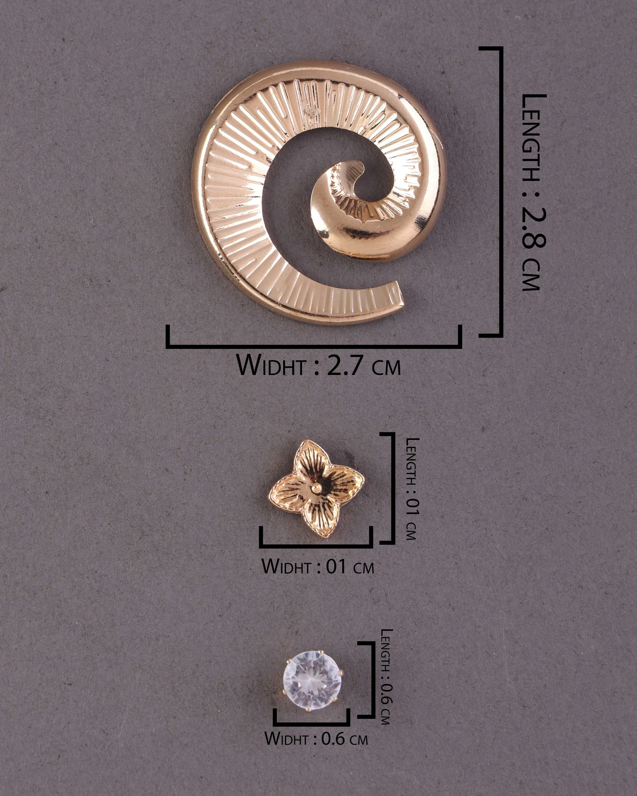 Eve Voguish Earring - Set of 3 - Image 4