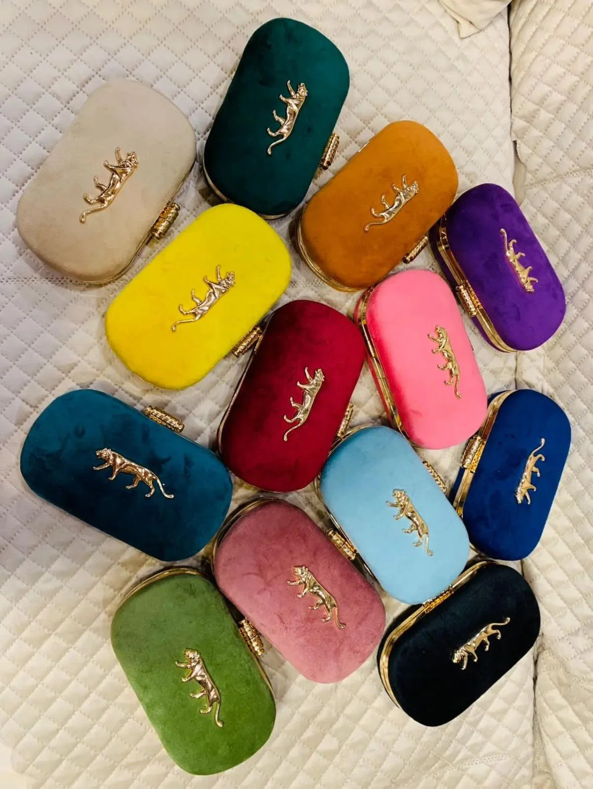 Golden Sabya Inspired Clutch Sling - Image 3