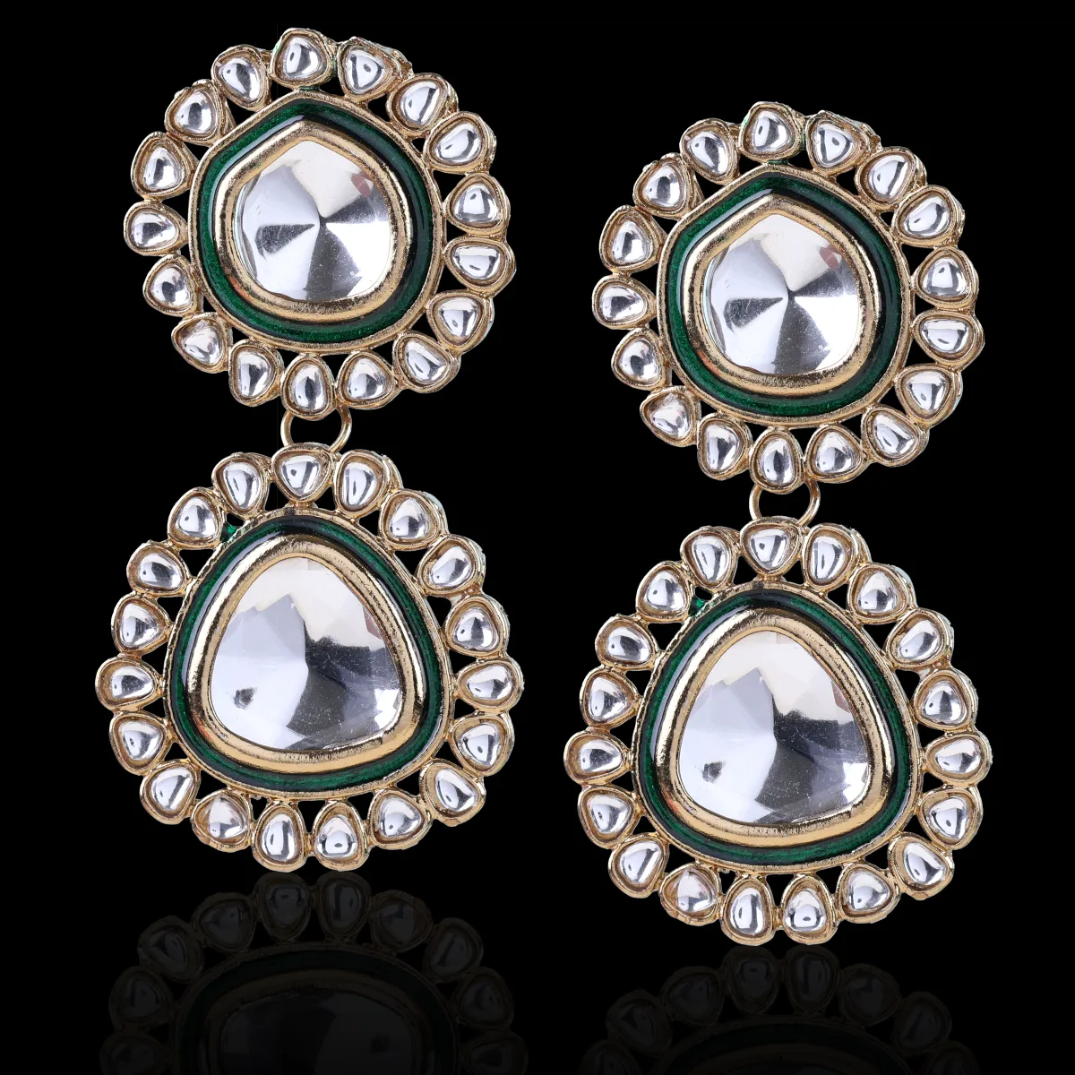 Green Neeraj Earring - Image 5
