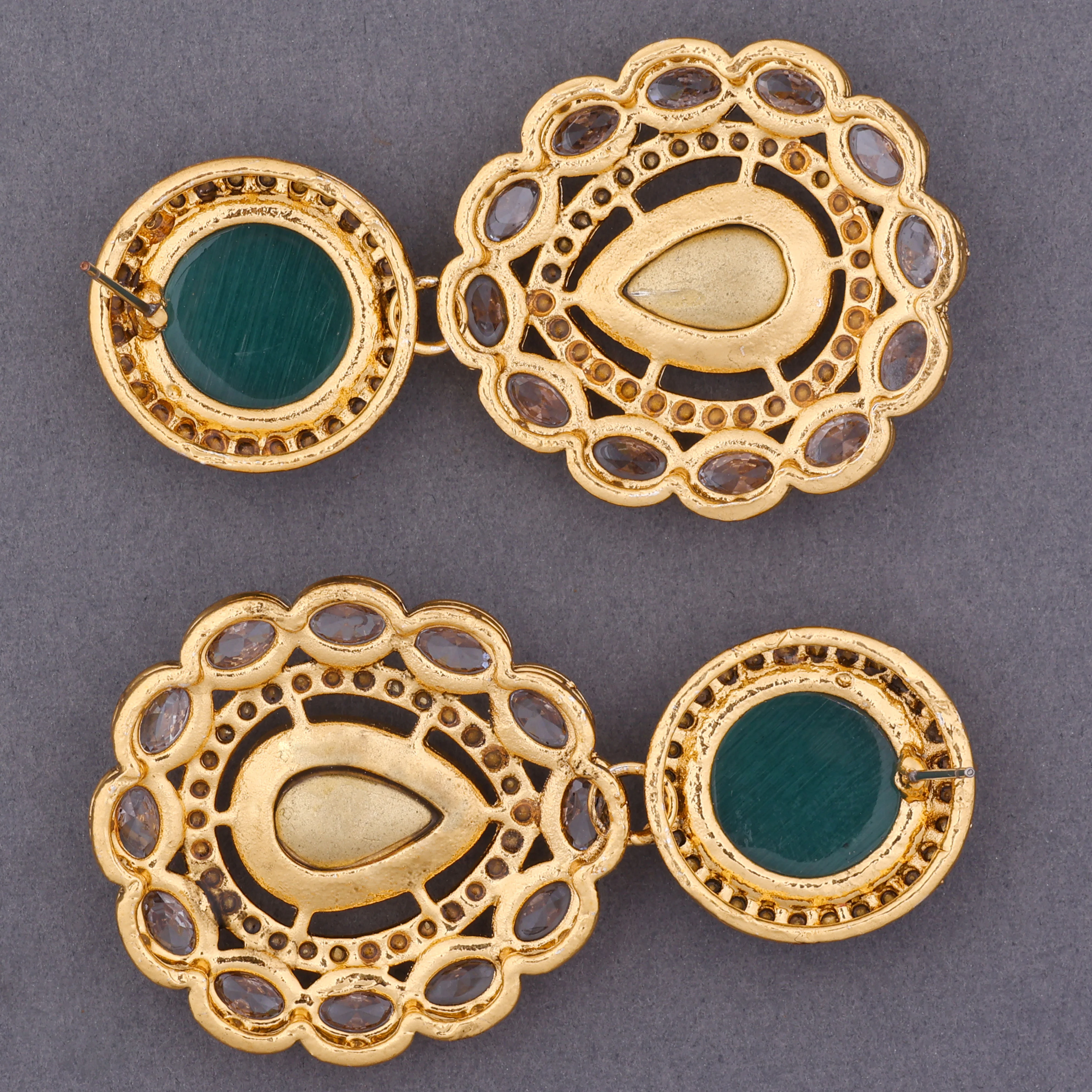 Green Oshini Designer Earring - Image 4