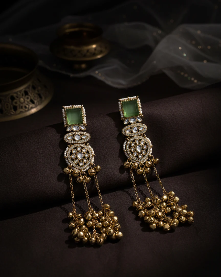 Olive Zaviri Kashmiri Look Ghunghru Earring - Image 2