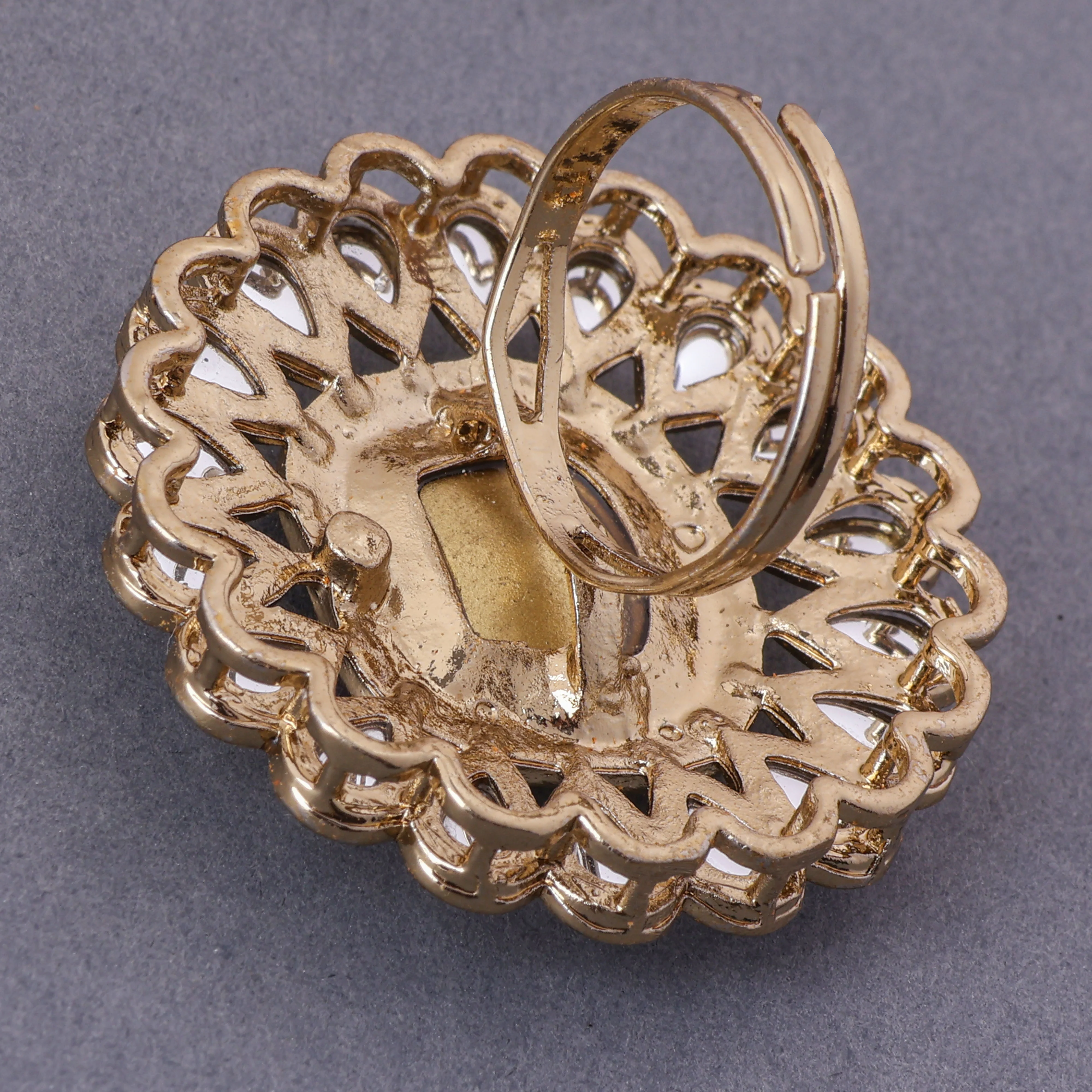 Red Lata Ethnic Ring - Image 5