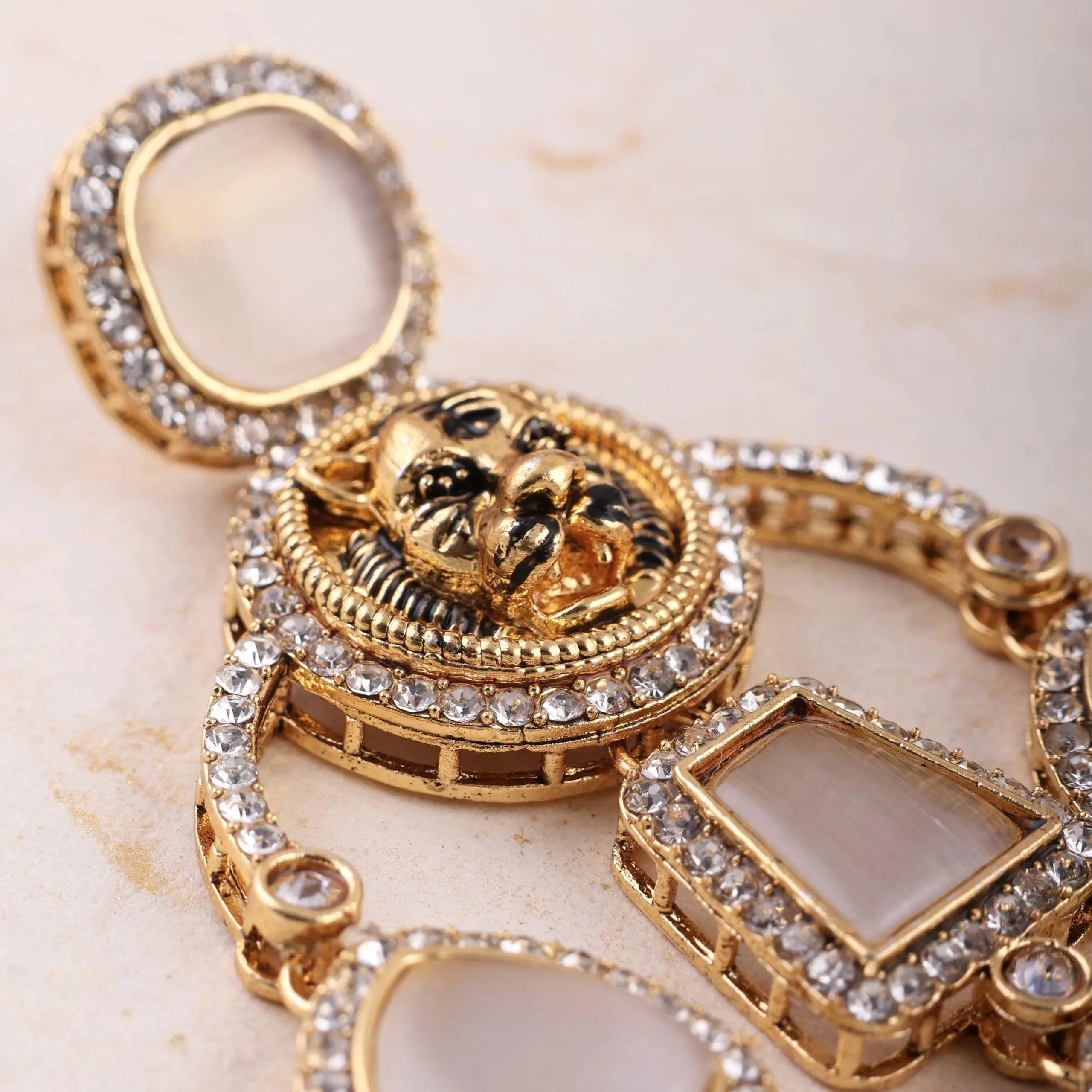 Anaya Ivory Sabya Designer Earring - Image 2