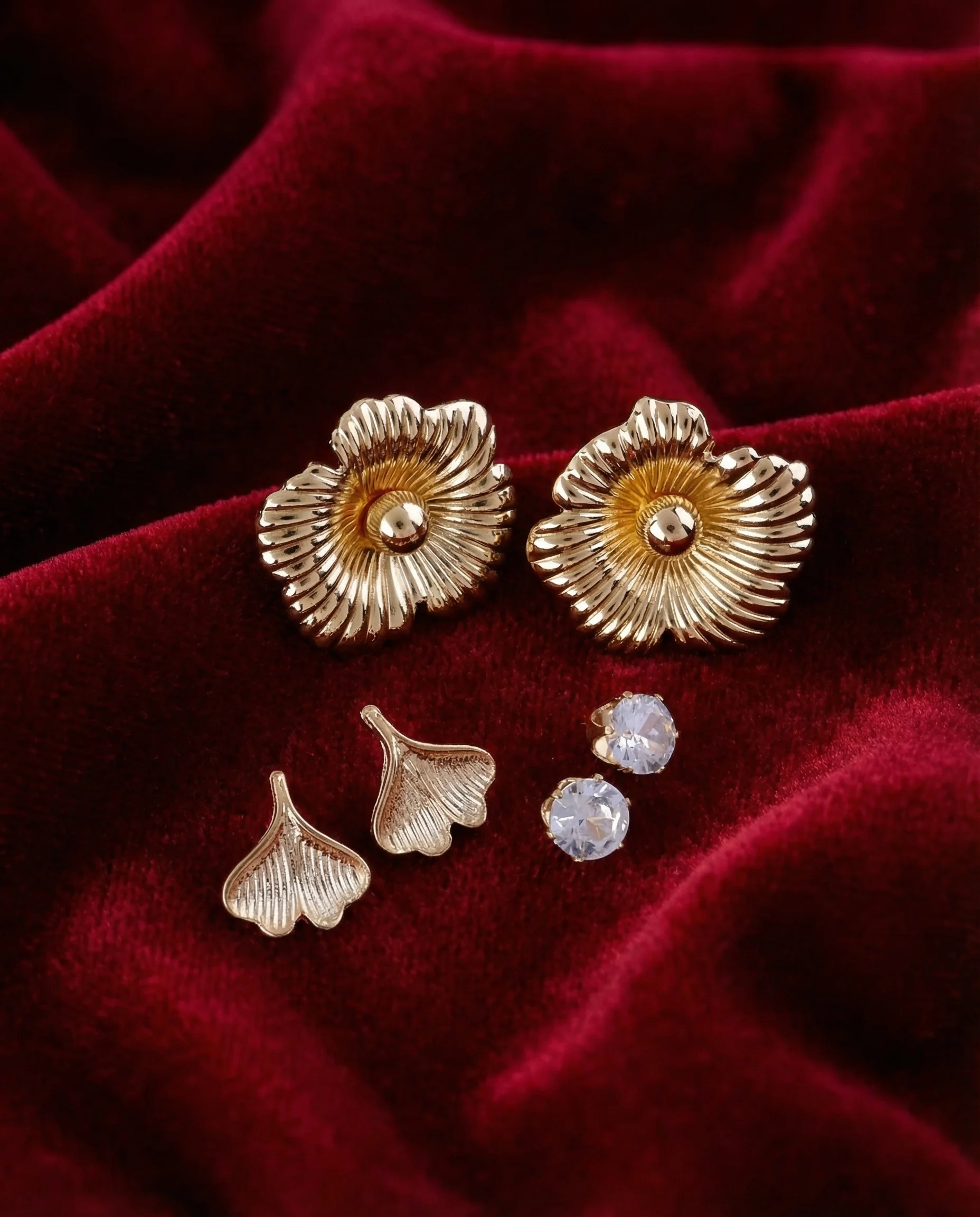 Jiyoon Voguish Earring - Set of 3 - Image 3
