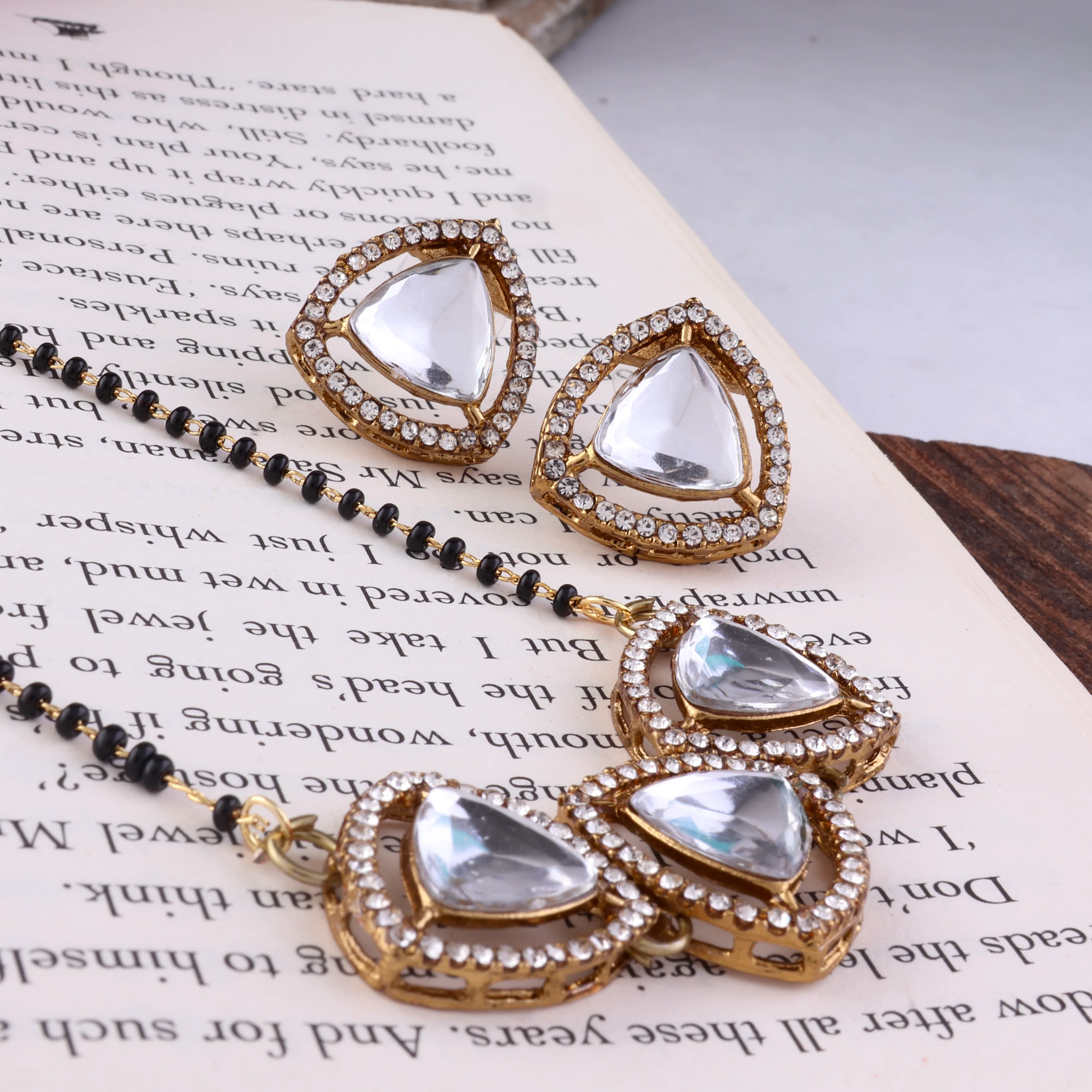 Kashvi Mangalsutra with Earring - Image 7
