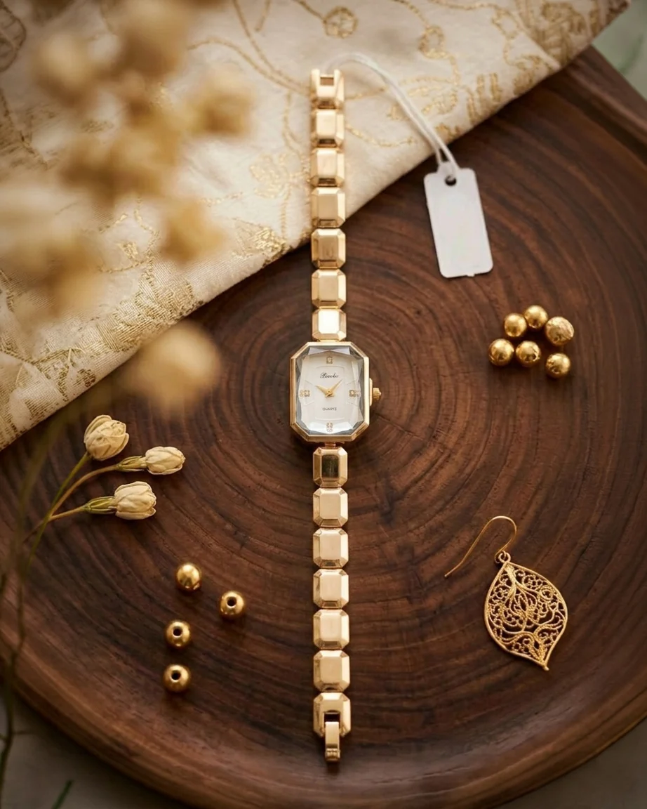Laurent Quartz Wrist Watch - White Gold - Image 5