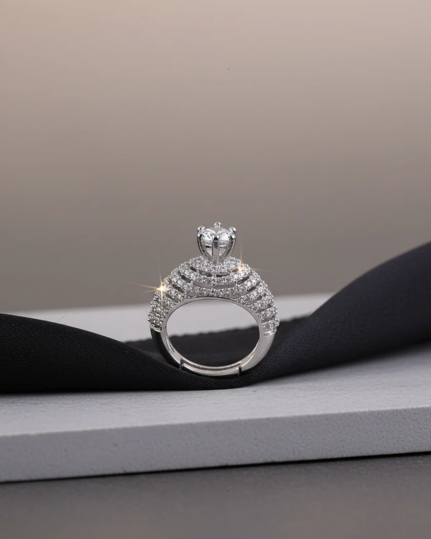 Livia American Diamond Ring with Box - Image 4