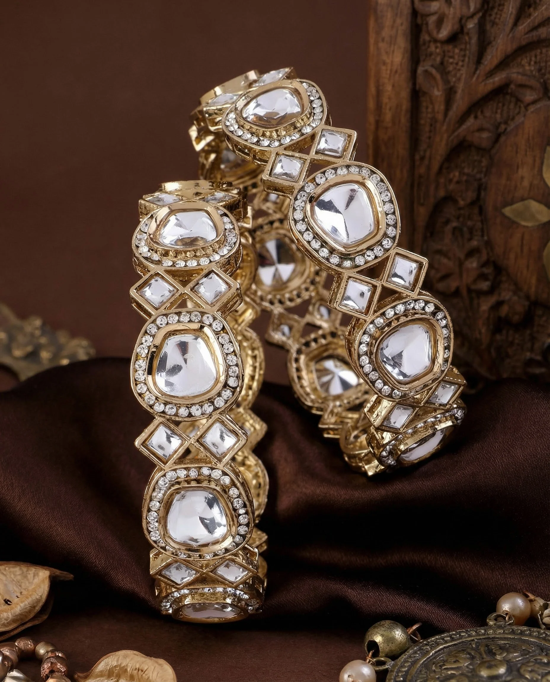 Liyafat Polki Dupe Bangle - Image 4