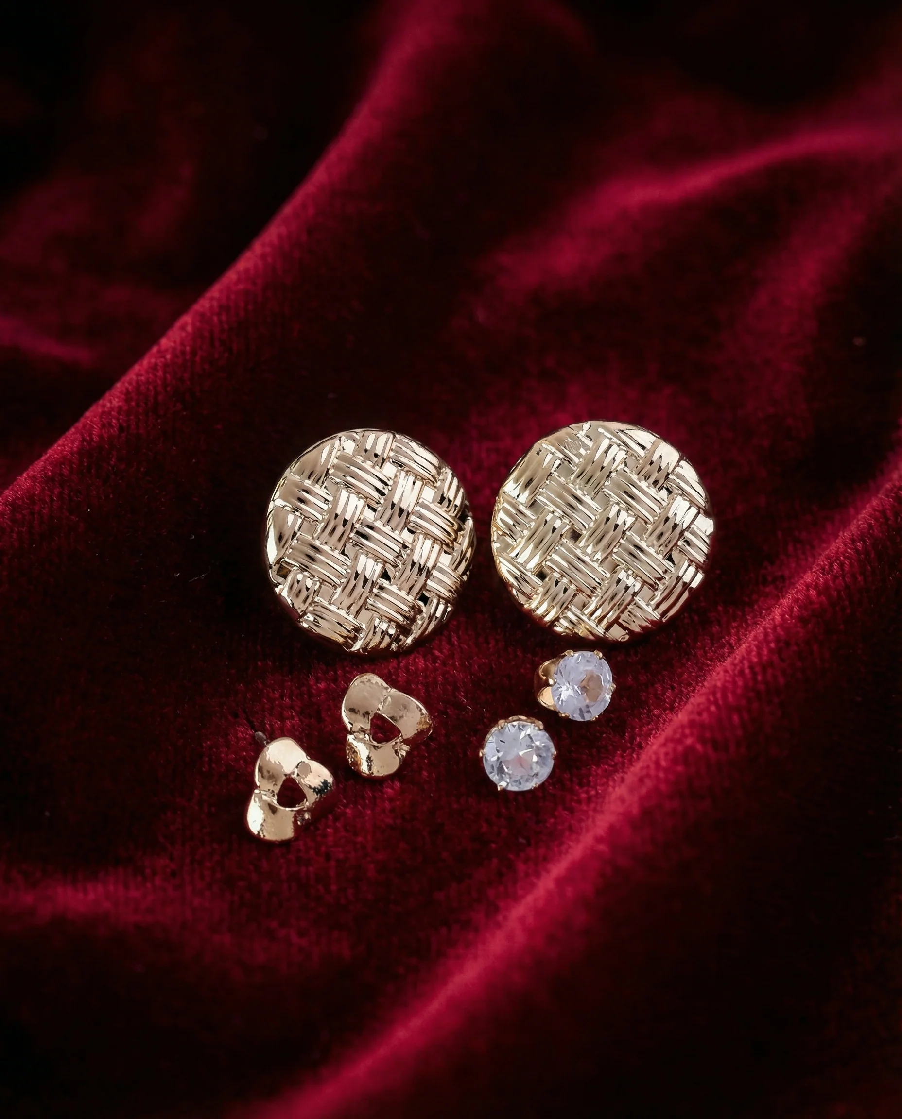 Minju Voguish Earring - Set of 3 - Image 3