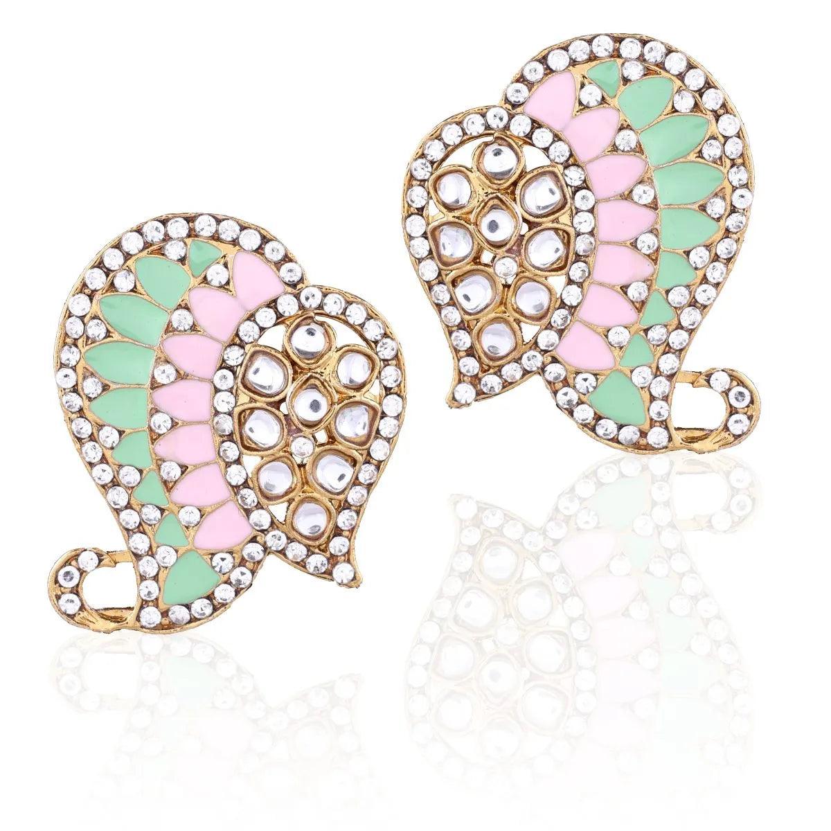 Mint Blush Urfi Stud - Image 6