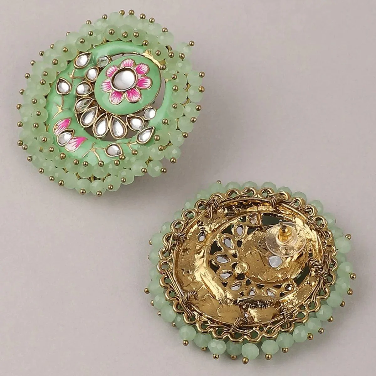 Mint Green Ashu Meena Stud - Image 12