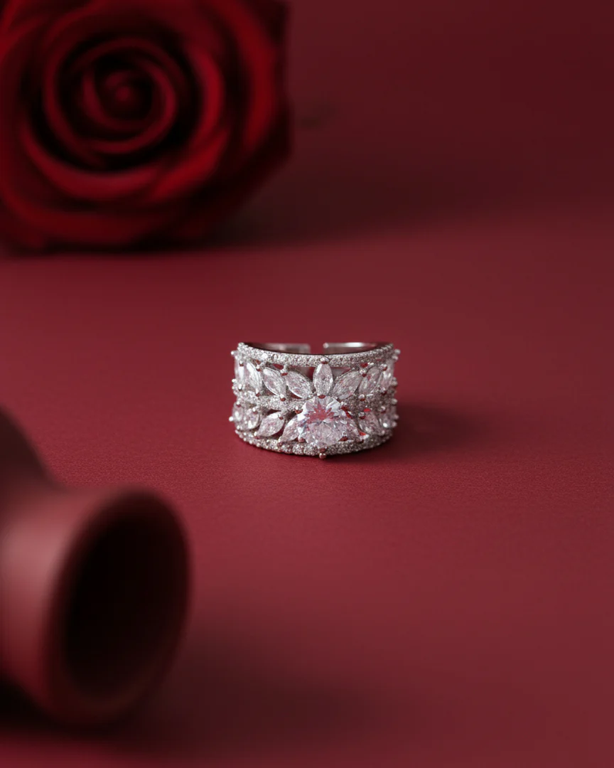 Moxie American Diamond Ring with Box - Image 4