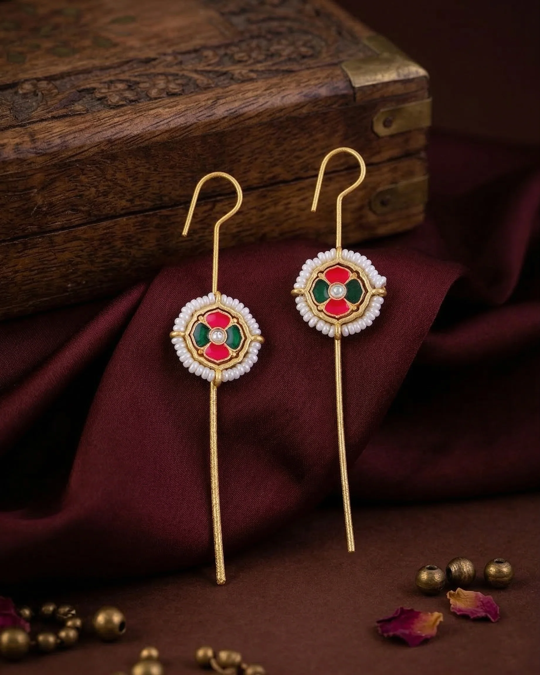 Mukti Designer Ear-cuff Earring - Image 3