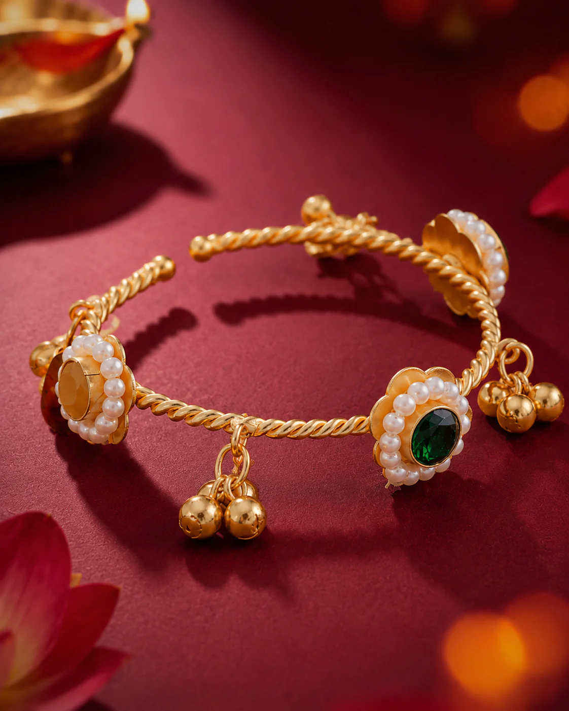 Multi Ehit Ghunghroo Bangle - Openable - Image 2