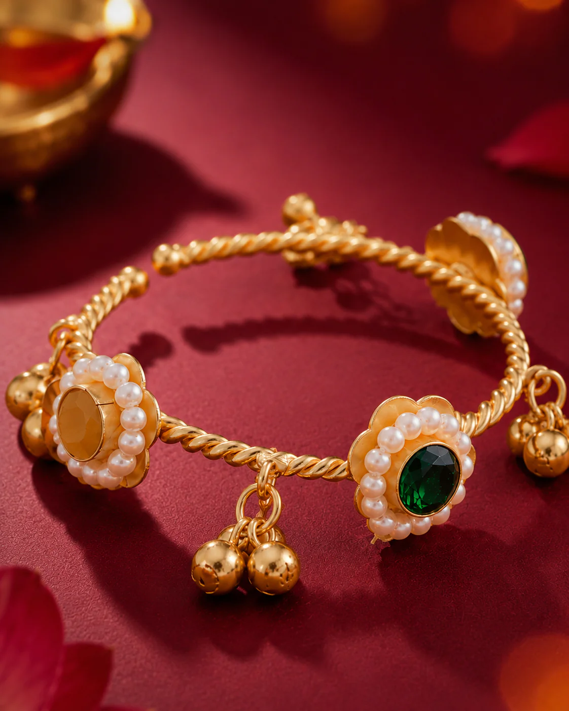 Multi Ehit Ghunghroo Bangle - Openable - Image 3