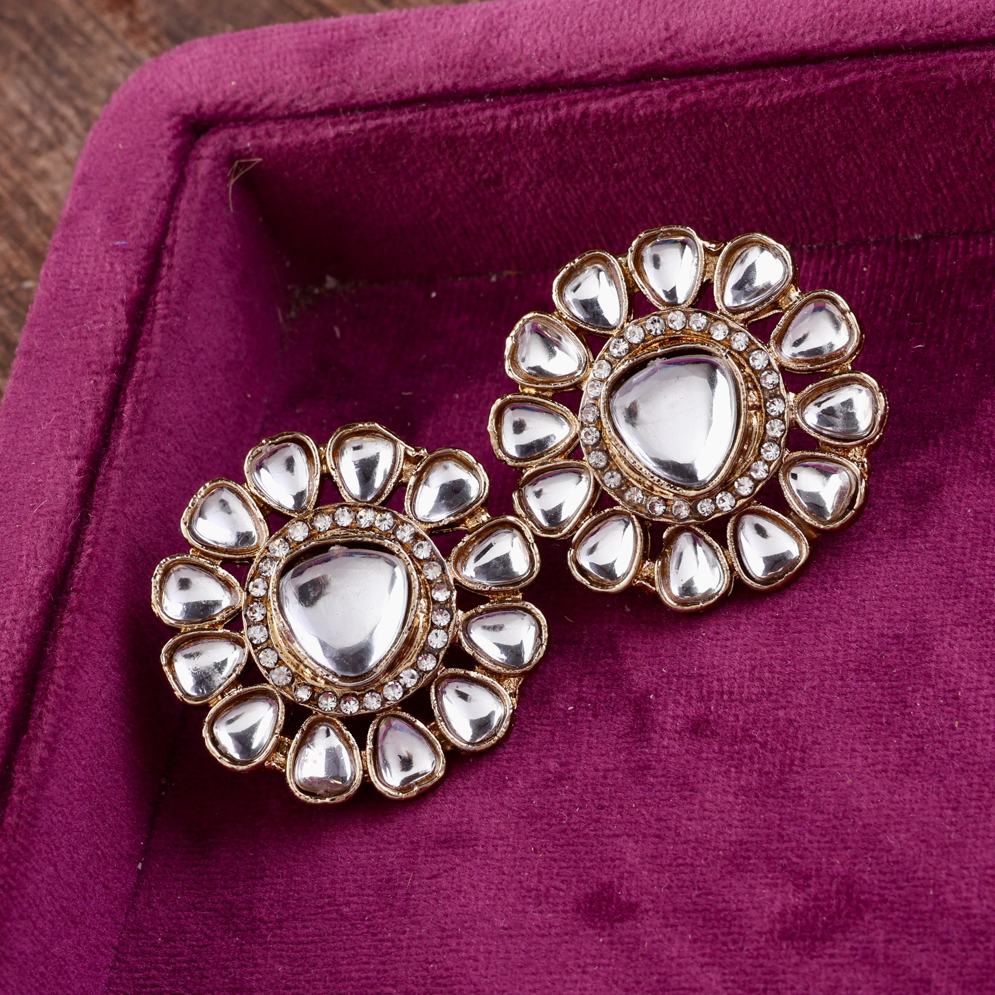 Eknoor Indo Western Necklace With Earrings - Image 12