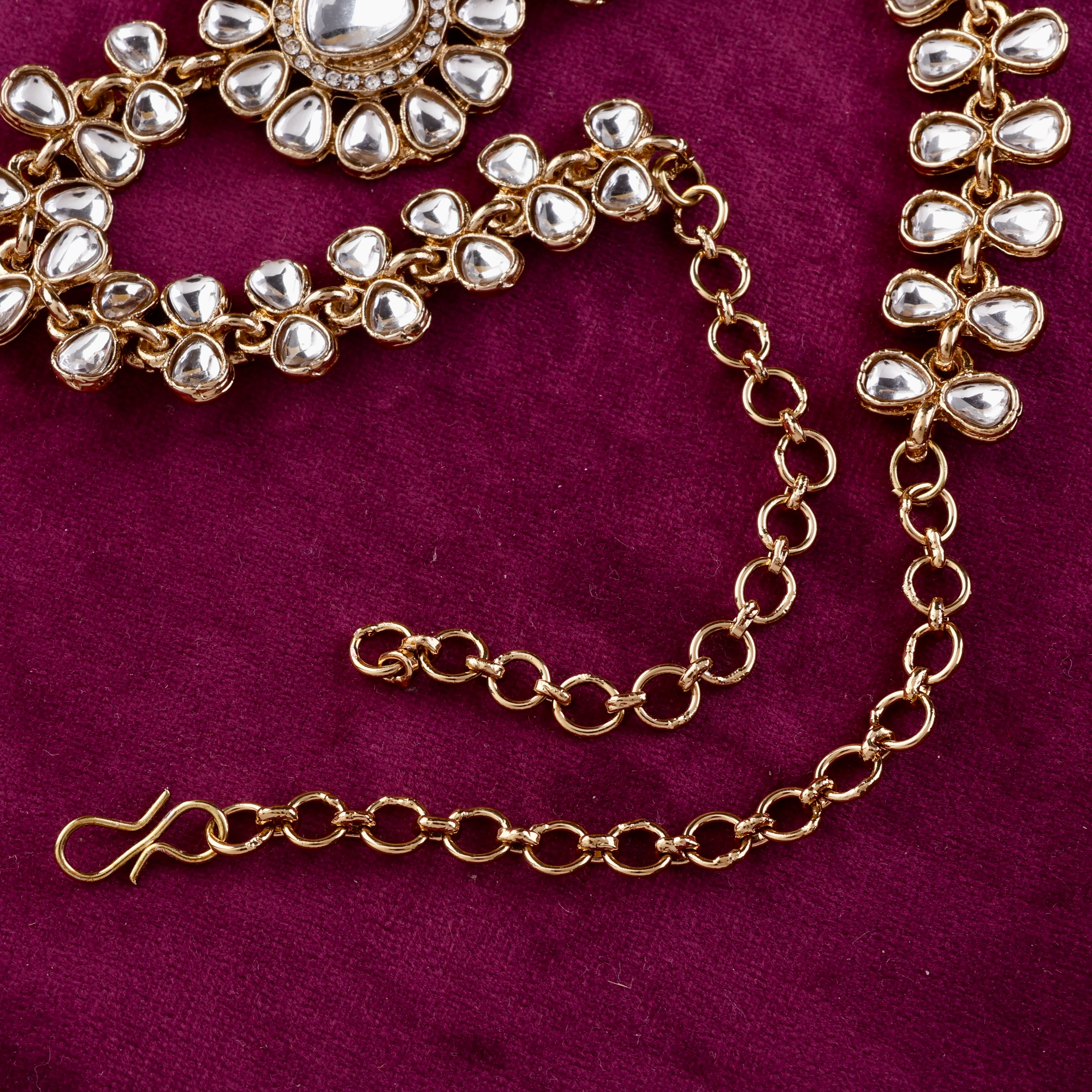 Eknoor Indo Western Necklace With Earrings - Image 5