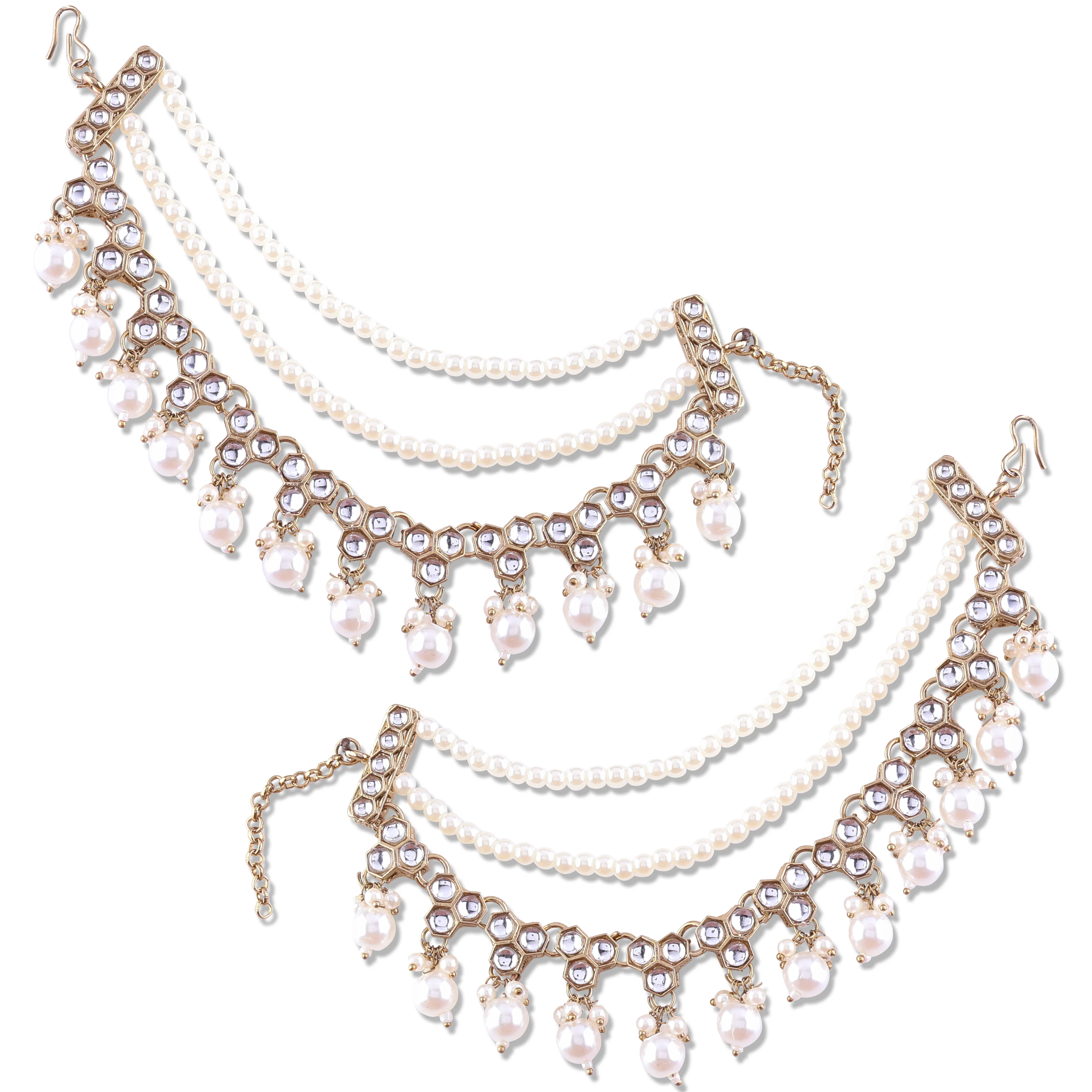 Nita Kundan Kaan Chain Pair - Image 10
