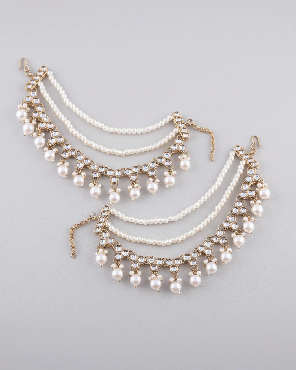 Nita Kundan Kaan Chain Pair - Image 6