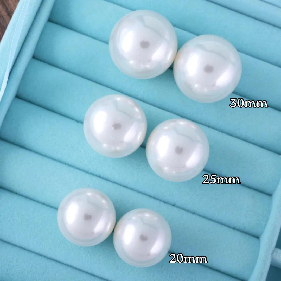 Oversized Pearl Stud - Image 5