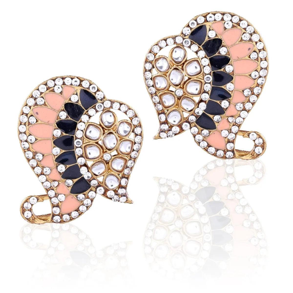 Peach Blue Urfi Stud - Image 5