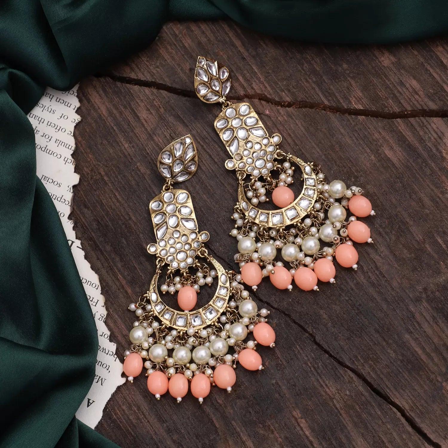 Peach Ravleen Earring - Image 4