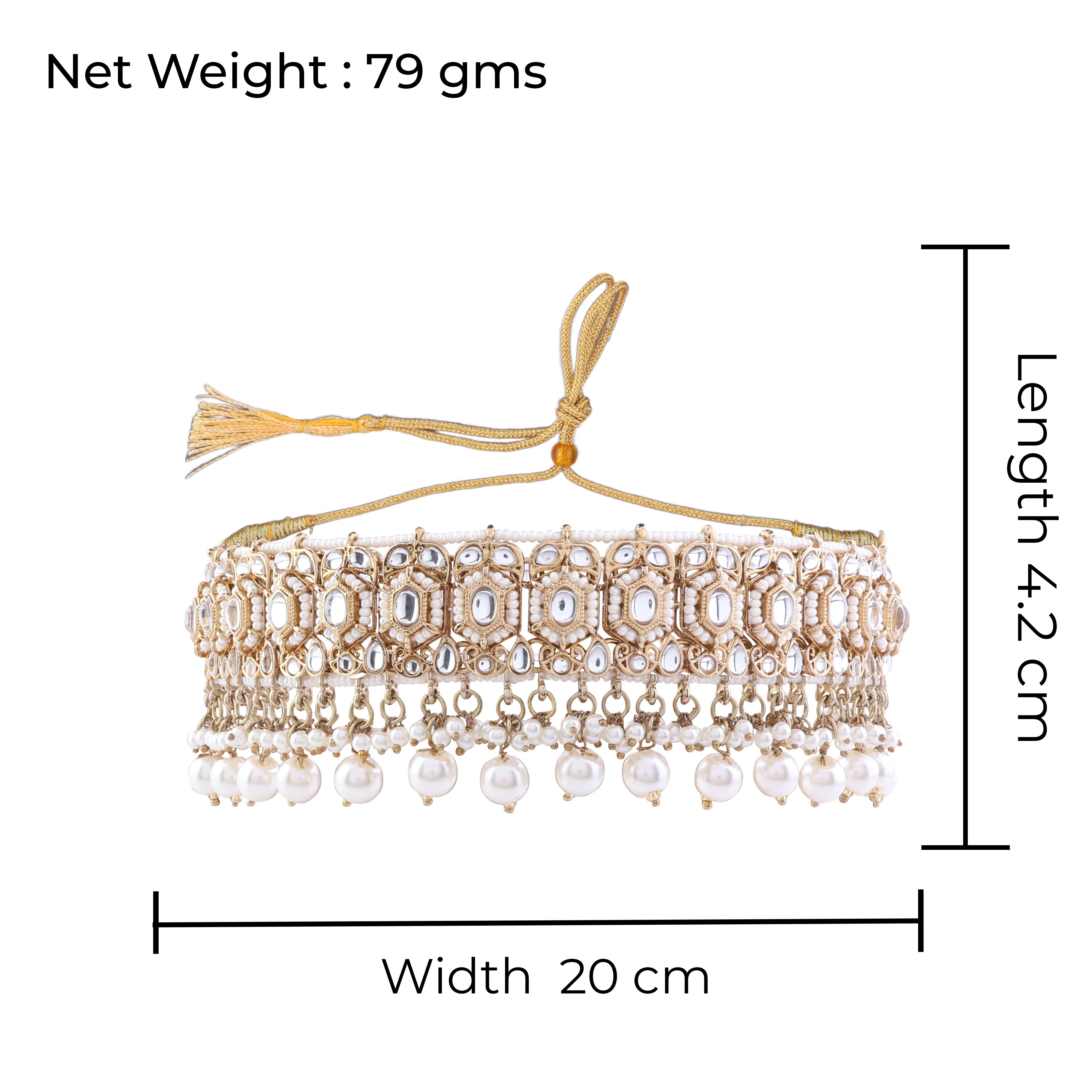 Pearl Padmini Choker Set - Image 10