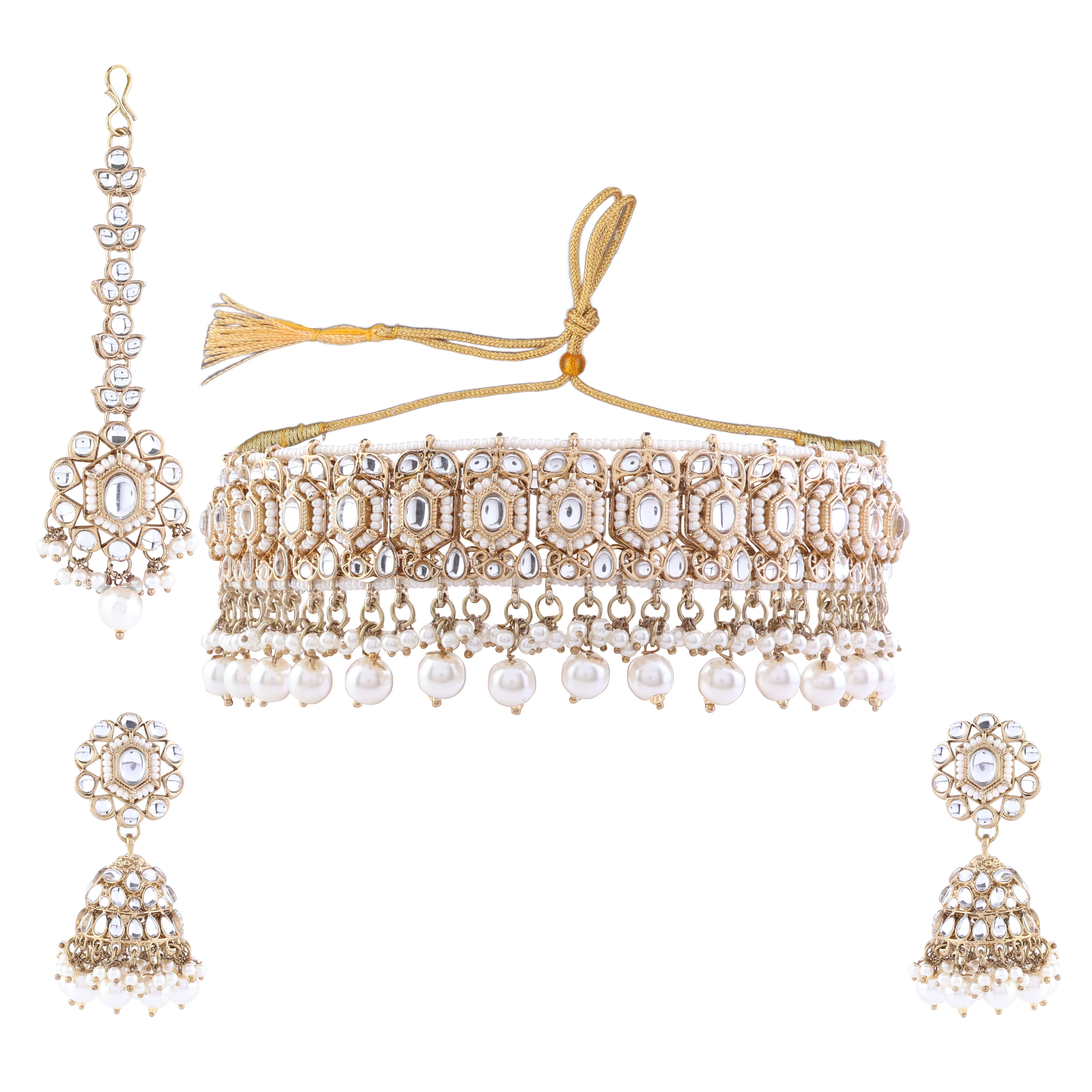 Pearl Padmini Choker Set - Image 9