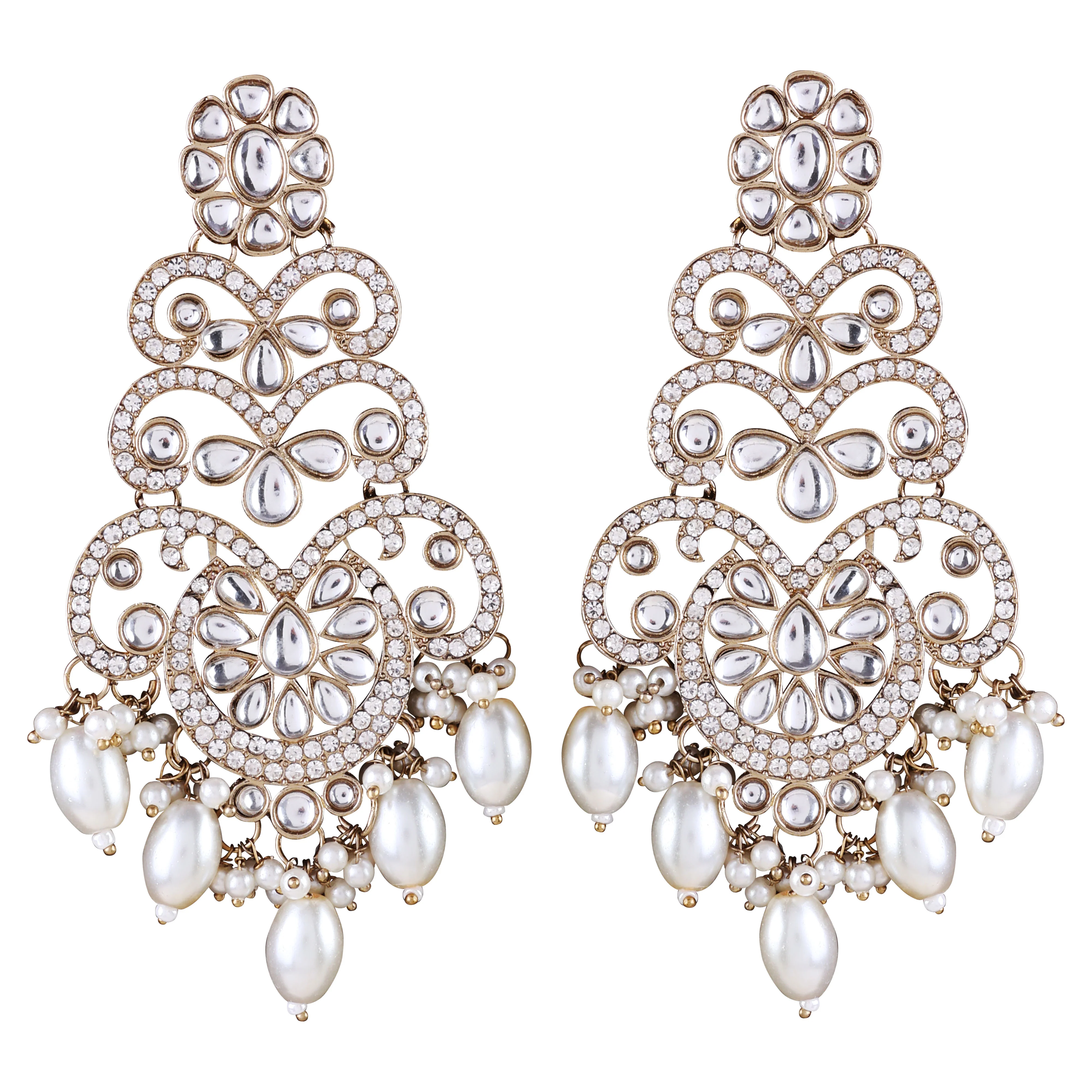 Pearl Zayna Designer Earring - Image 4