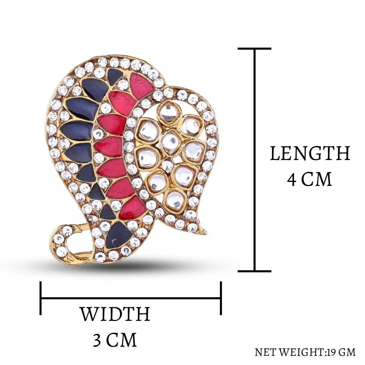 Pink Blue Urfi Stud - Image 8