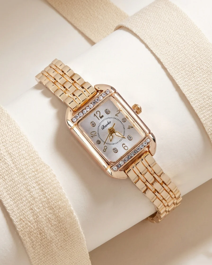 Rafael Quartz Wrist Watch - White Gold - Image 3