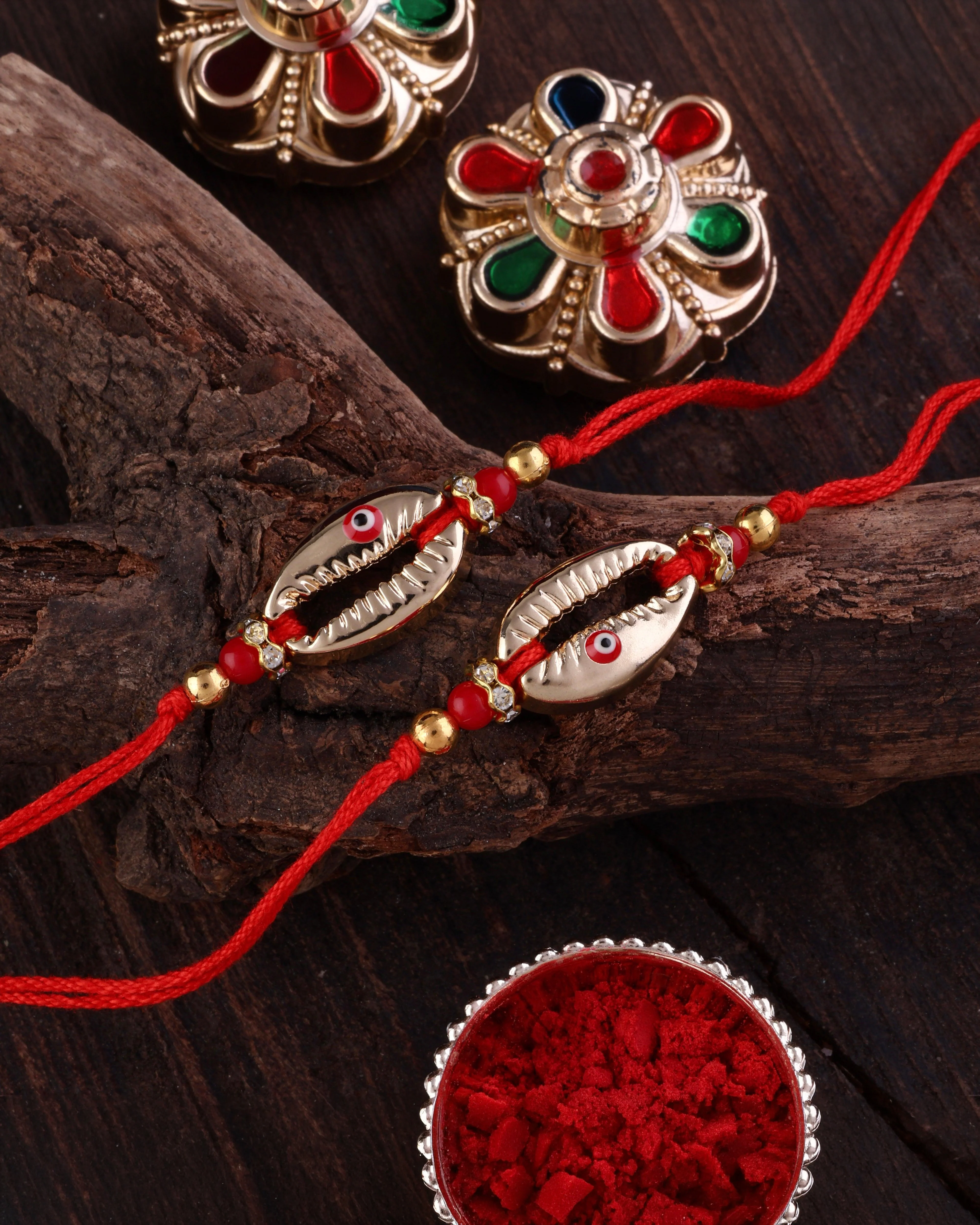 Shell Evil Eye Rakhi - Image 2